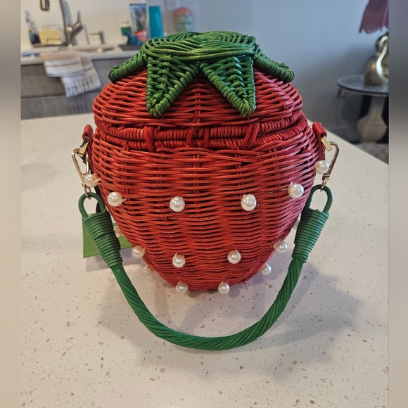 Kate Spade x Target Pearl Strawberry Bag - Picture 2 of 6